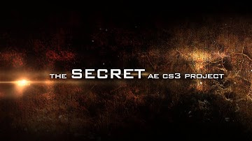 The Secret Presentation Free After Effect Template - Free Project files After Effects