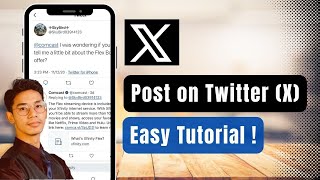 How to Post on Twitter - Post on X App !