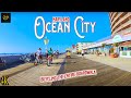 Ocean City Maryland Boardwalk | A Morning Biking Adventure of the Entire Boardwalk [4K]