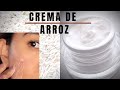 crema de ARROZ COREANA para la CARA || Como hacer CREMA DE ARROZ || Piel SIN MANCHAS