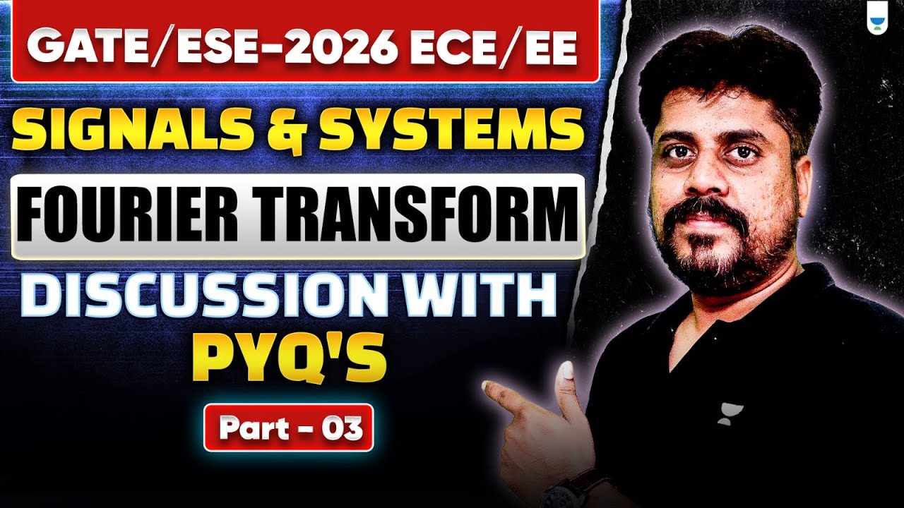 GATE EXAM 2026 I Signals & Systems I Fourier Transform Discussion with ...