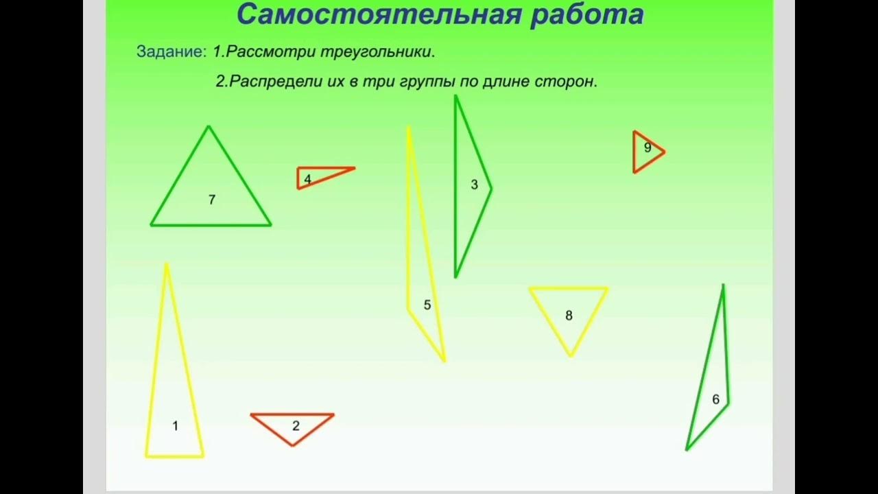 Практическая работа с треугольником. Практическая работа по теме виды треугольников. Карточки по математике виды треугольников 3 класс. Виды треугольников самостоятельная работа. Виды треугольников по видам углов 3 класс.