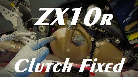 ZX10r Clutch fix. Finally sorting the Kawasaki