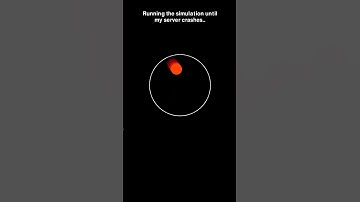 Ball bouncing simulation #adhd #music #code #space #python #physics #simulations #memes #science