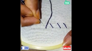 Diagonal basting stitch.#shorts