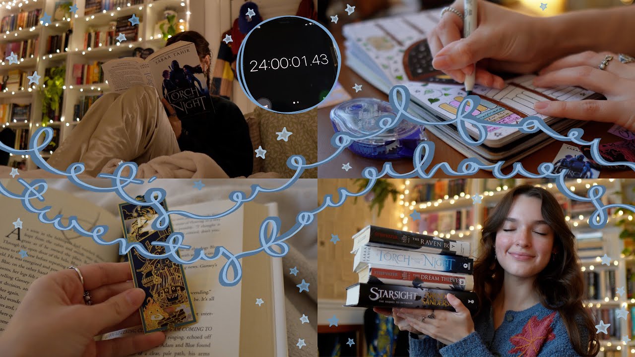 24 HOUR READATHON | let's see how many books i can read in 24 hours⏰