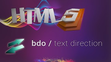 HTML for beginners 11: bdo HTML element