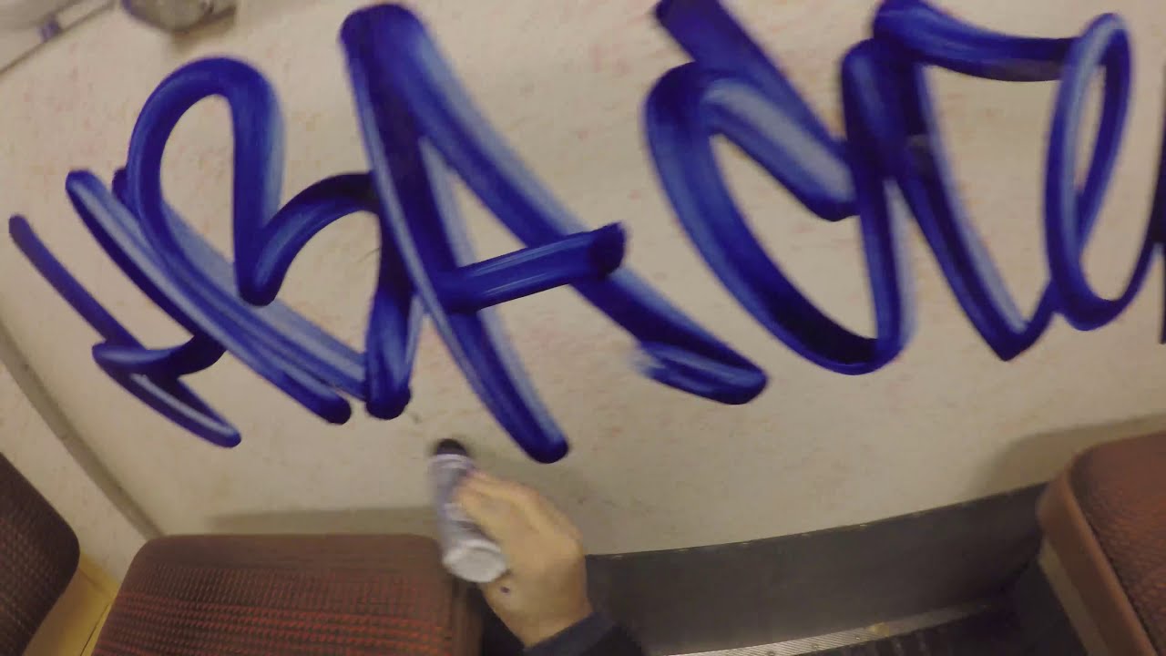 Update POV Train Bombing Back to back 3 trains with Sano (Graffiti bombing)