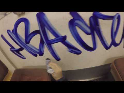 POV Train Bombing Back to back 3 trains with Sano (Graffiti bombing)