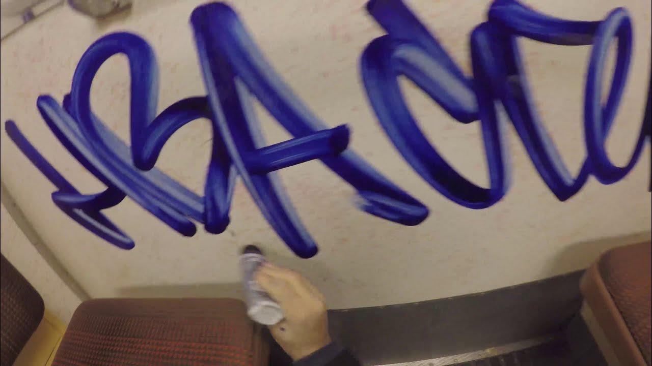 POV Train Bombing Back to back 3 trains with Sano (Graffiti bombing