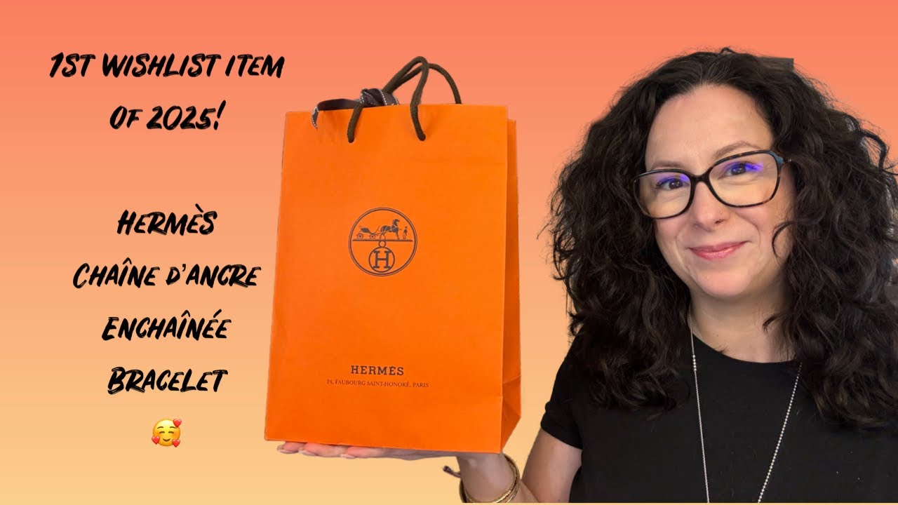 First Wishlist item of the year! 🤩 | ​⁠Hermès Chaîne d’Ancre Enchainée Bracelet 🩶 #hermes