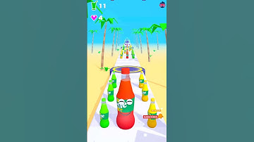 🍓🧃🥤 Satisfying colorful Mobile Game 🌈 JUICE RUN Gameplay Walkthrough level 83 🍇🍍 #shorts #JuiceRun