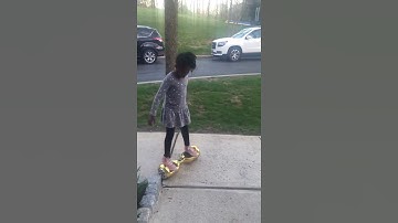 My first time riding a hoverboard