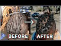 Crazy Dreadlock Transformation! | Barrel Twists | High Top Dreads