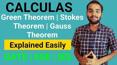 Green Theorem | Stokes Theorem | Gauss theorem | In Hindi | Vector Calculus |Engineering Mathematics