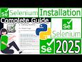 How to Install Selenium with latest Python on Windows 10/11 [ 2025 Update ] Python Selenium Tutorial