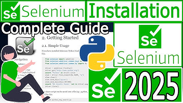 كيفية تثبيت Selenium باستخدام أحدث إصدار من Python على Windows 10/11 [تحديث 2025] البرنامج التعلي...