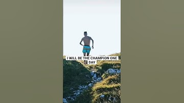 I Will Be the Champion One Day I Trail Running Motivation I Trail Run Inspiration I UTMB