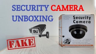 DUMMY SECURITY CAMERA UNBOXING !! Fake Camera CCTV