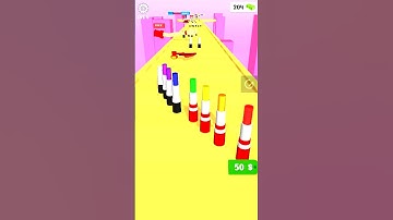 💄 This Lipstick Run Is TOO Perfect to Be Real! 😍🔥 Lipstick Stack Runner 4 Level