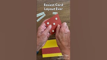 Easiest Card Layout Ever!