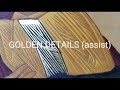 Water Gilding ASSIST Painting Gold Details for byzantine icons (assist) tutorial