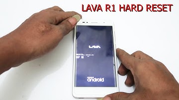 Lava R1 Hard reset