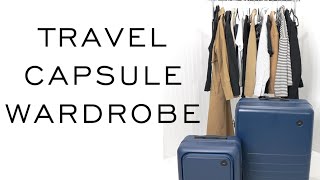 How to create a TRAVEL CAPSULE WARDROBE / Edgy Chic Minimalist / Packing / Emily Wheatley