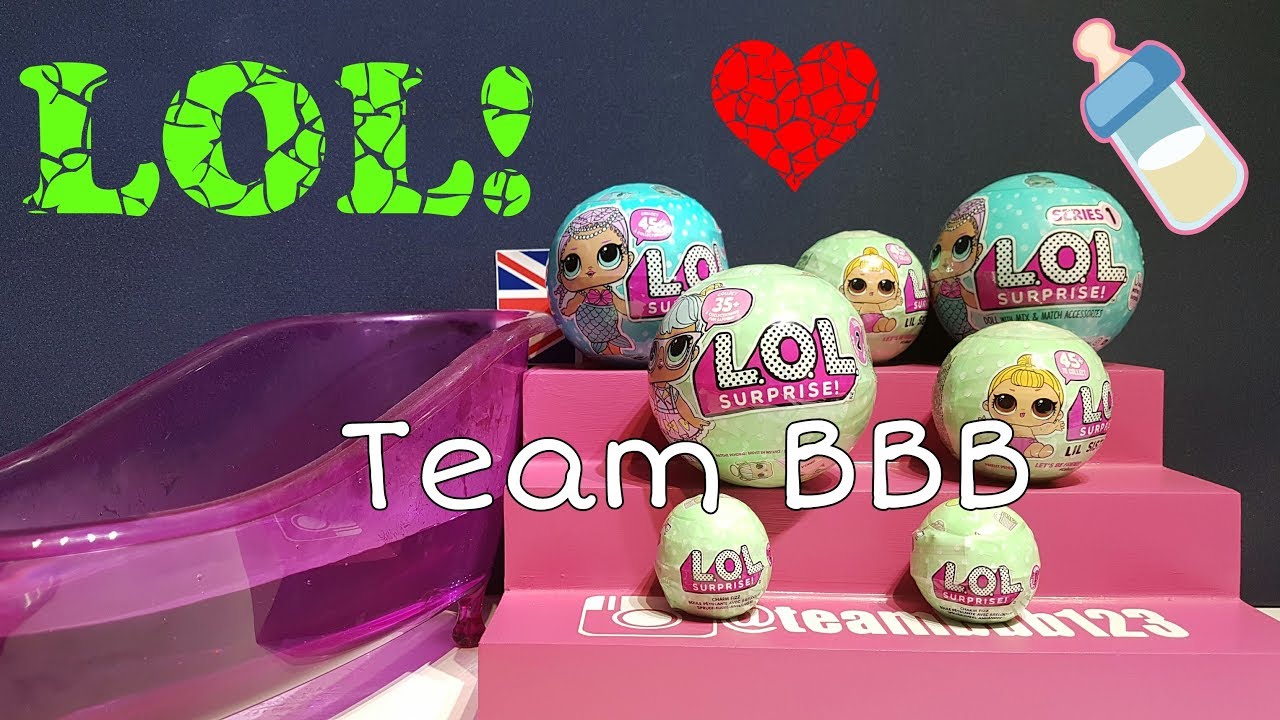 L.O.L Surprise Dolls toy opening! Series 2 Big and Little Ball Bath ...
