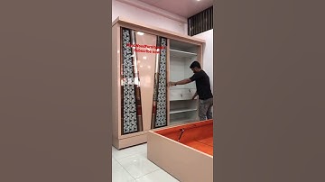 sliding wardrobe 🫣design for Bedroom 🫣 #shorts #shortvideo