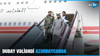Birləşmiş Ərəb Əmirliklərinin Baş Nazirinin Müavini Azərbaycana Səfərə Gəldi