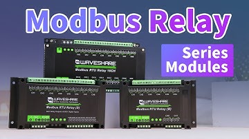 Waveshare Modbus Relay Series, 8-ch, 16-ch, 32-ch, Multi Isolation Protection Circuits, RTU Protocol