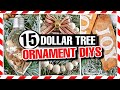 15 Dollar Tree DIY Christmas Decorations for your Christmas Tree! 🎄