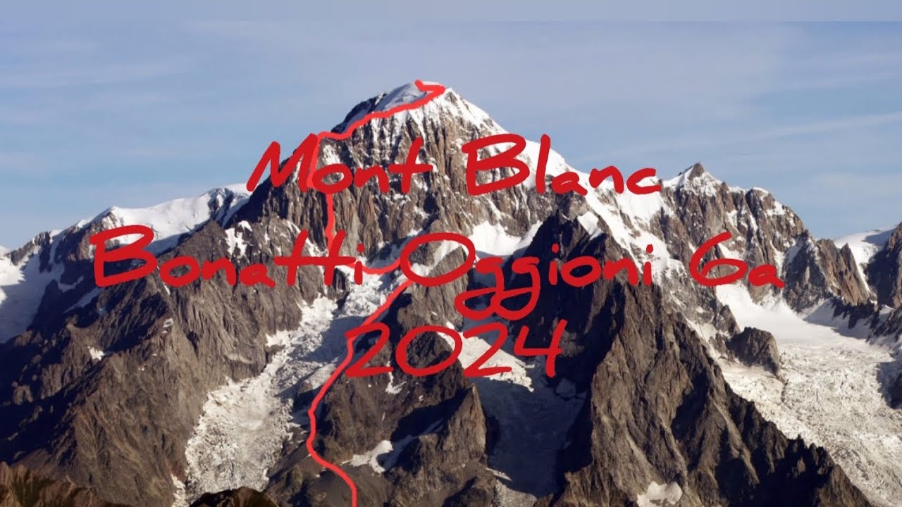 Mont Blanc 4809m | Bonatti Oggioni 6a (400m)