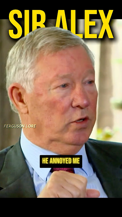 The One Player Who Annoyed Sir Alex🤬 #football #premierleague #soccer