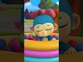 Lima Monyet Kecil 🐒| Bubbleee Lagu Anak-Anak ✨ #shorts #laguanak #anakanak