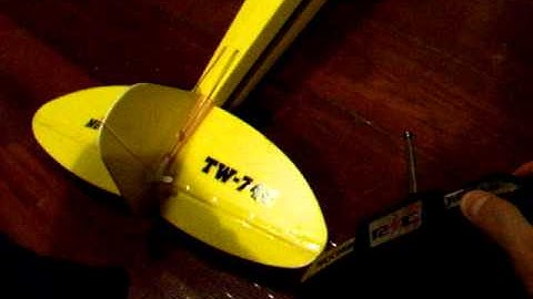 RC J-3 Cub control servo test part 2