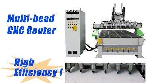 6 heads cnc router for high effciency made in China