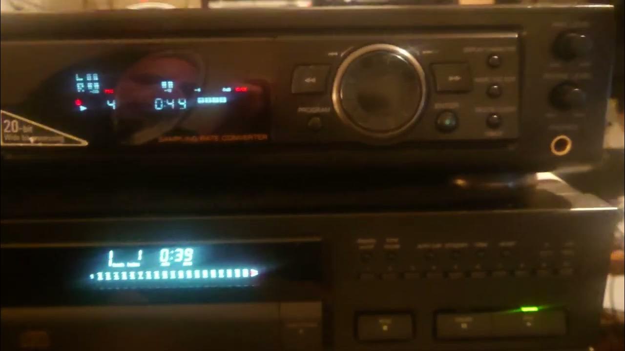 No Sound Demo Only Sharp Minidisc Deck Recording and Saving to TOC