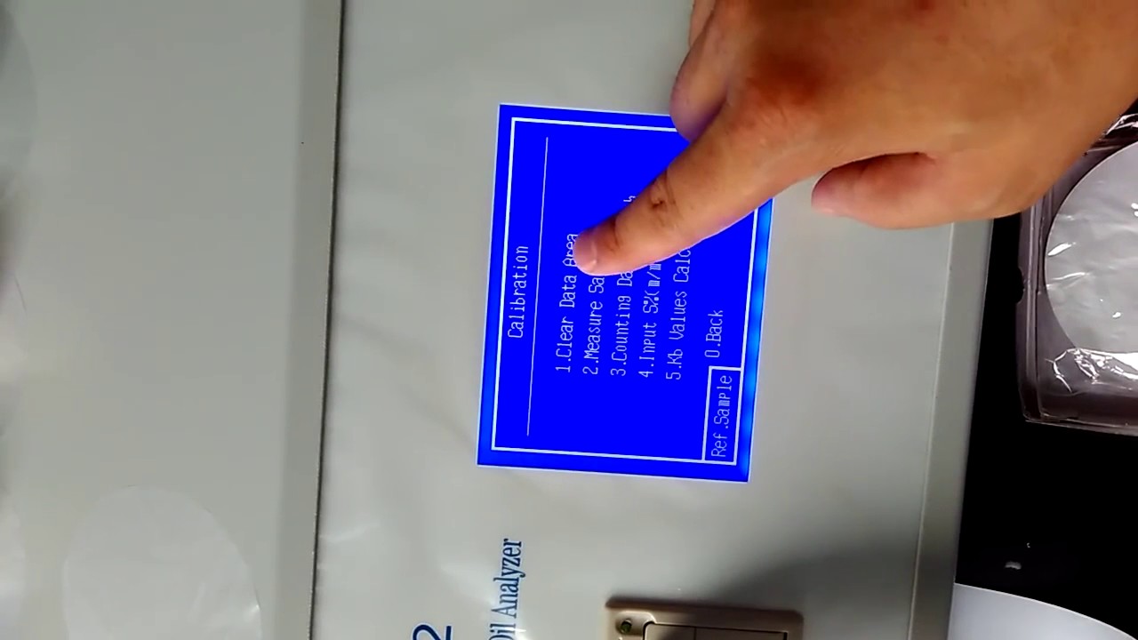 HK-1052 X-ray Fluorescence Sulfur Content Tester-3 how to calibrate