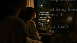 "Not  rushing anymore... just becoming.✨️" |#shorts #slowgrowth #healingjourney #innerpeace