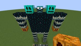 what if you create a WARDEN MAN in MINECRAFT