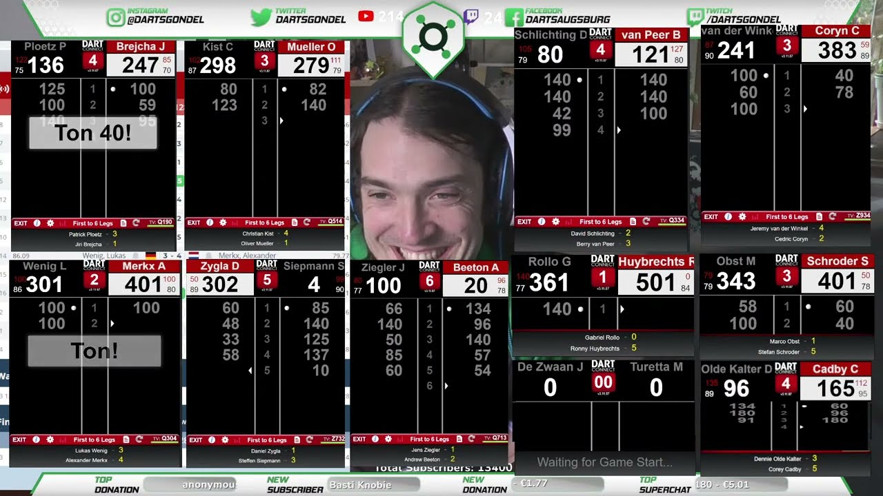 *LIVE* PDC EU QSchool Final Stage Event 1 international Visitors