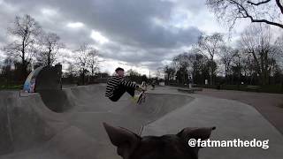 FATMAN THE DOG: Victoria Park Skatepark with Ben Raemers