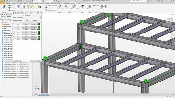 Steel detailing of a Revit model or other 3D models in Autodesk Inventor with SolidSteel parametric