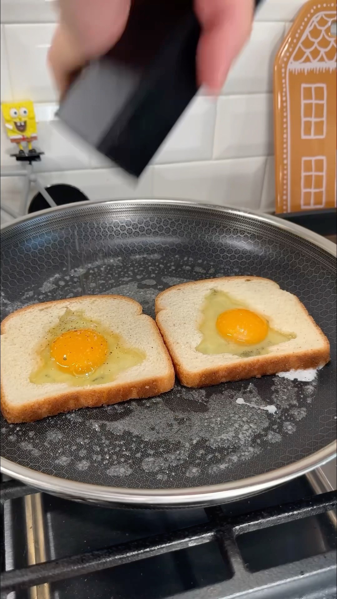 Christmas tree toast hack ? #shorts