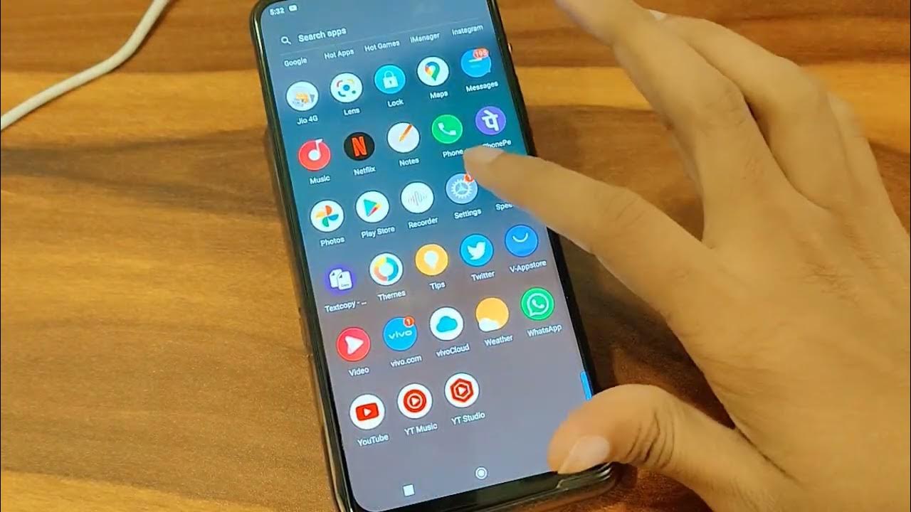 Vivo V23 G5 Ram and storage space settings, How to clean Ram and