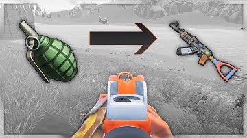 F1 grenade to AK in 5 seconds - [RUST]