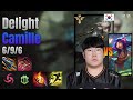 Delight Support Camille vs Neeko lol KR solo rank Full Game 16.10 | 딜라이트 카밀 vs 니코