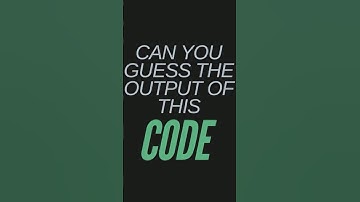 Can you guess the output of this code?  #tech #coding #codingforbeginners #codingtutorials #shorts